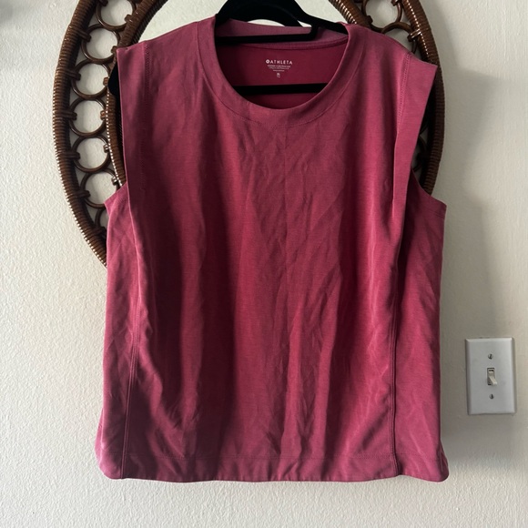 Athleta Tops - Athleta soft sleeveless top size XL Magenta pink